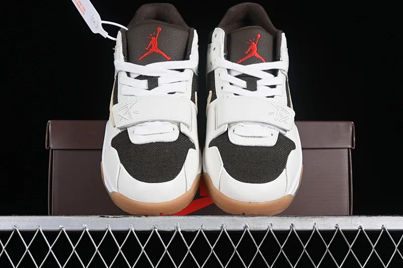All categories Air Jordan Jordan series basketball shoes Air Jordan 1 Low F version Travis Scott x Jordan Cut The Check AJ1 Joe 1 hook and loop fashion basketball shoes DR9317-100